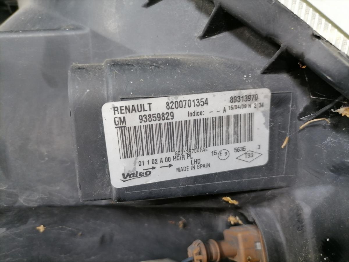 Renault Trafic 2 original Scheinwerfer vorn links Halogen Facelift Bj.2008